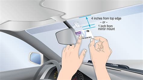 where to put ipass in car